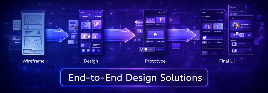 UI/UX design solutions